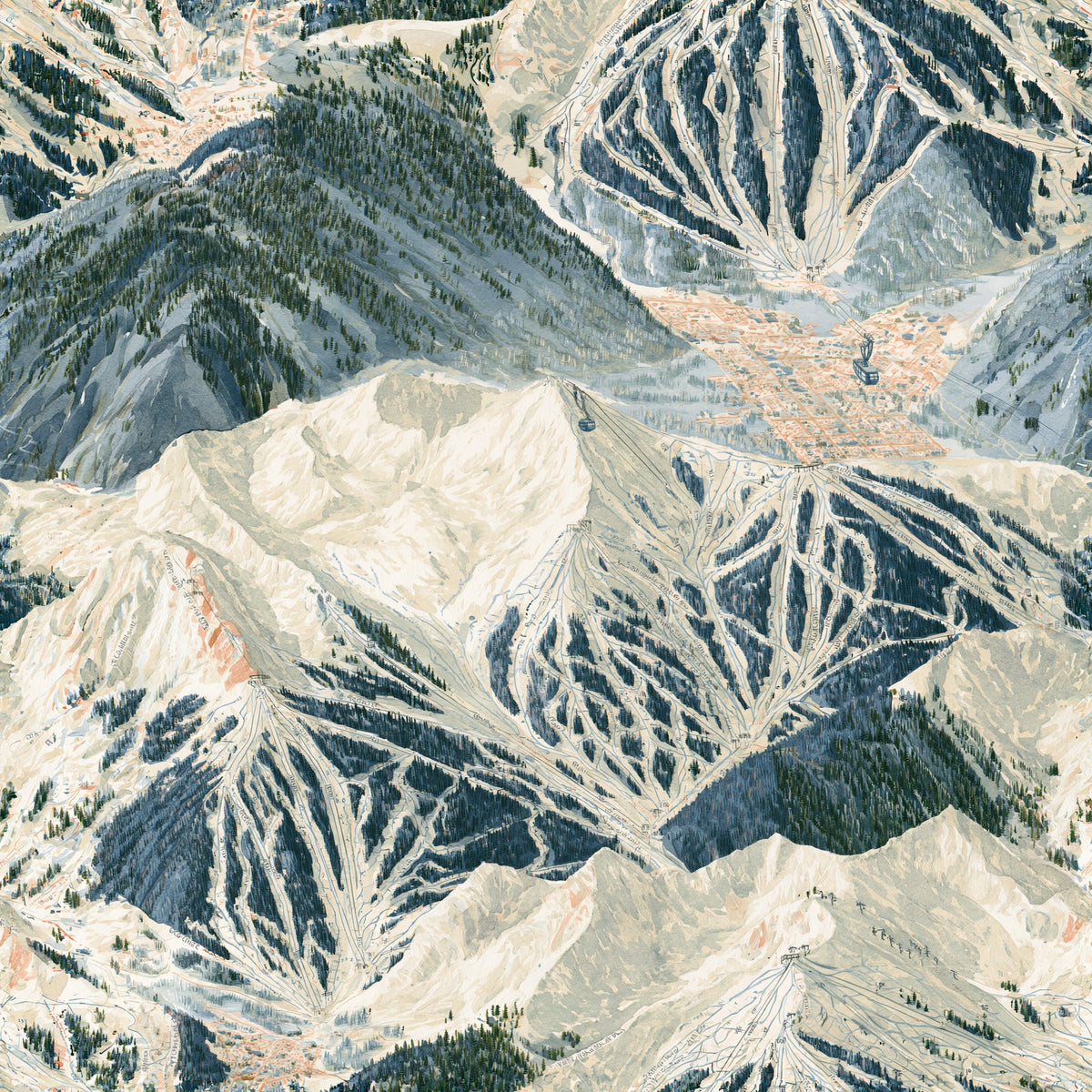 Alpine Ascent — wallpaper pattern
