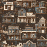 Boomtown Blueprint — wallpaper pattern