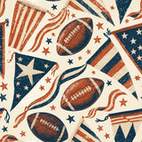 Gridiron Pennants — wallpaper pattern