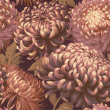 Mauve Chrysanthemum Crown — wallpaper pattern