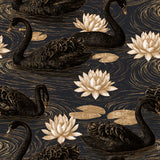Swan Lake Currents — wallpaper pattern