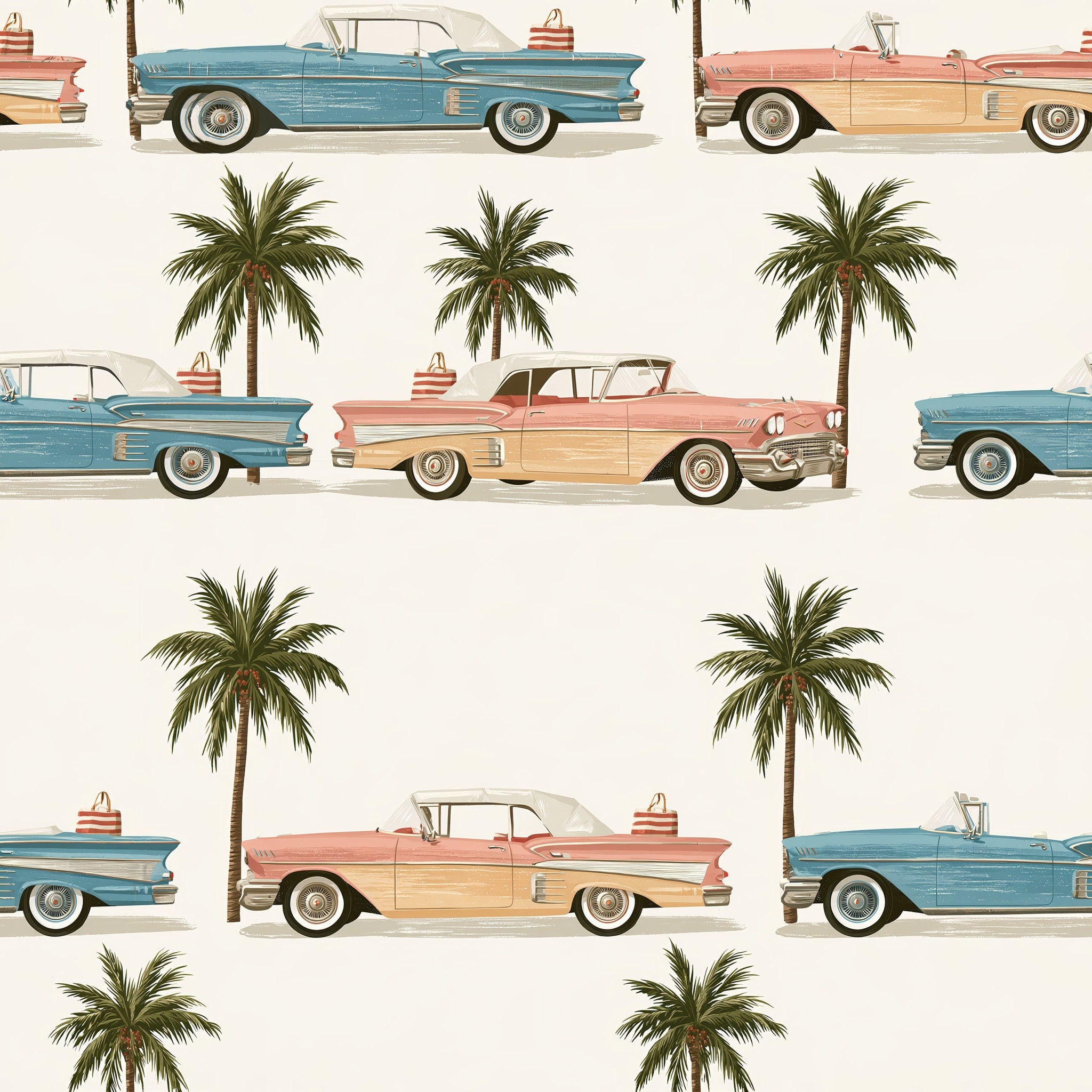 Baggage on the Trunk — wallpaper pattern