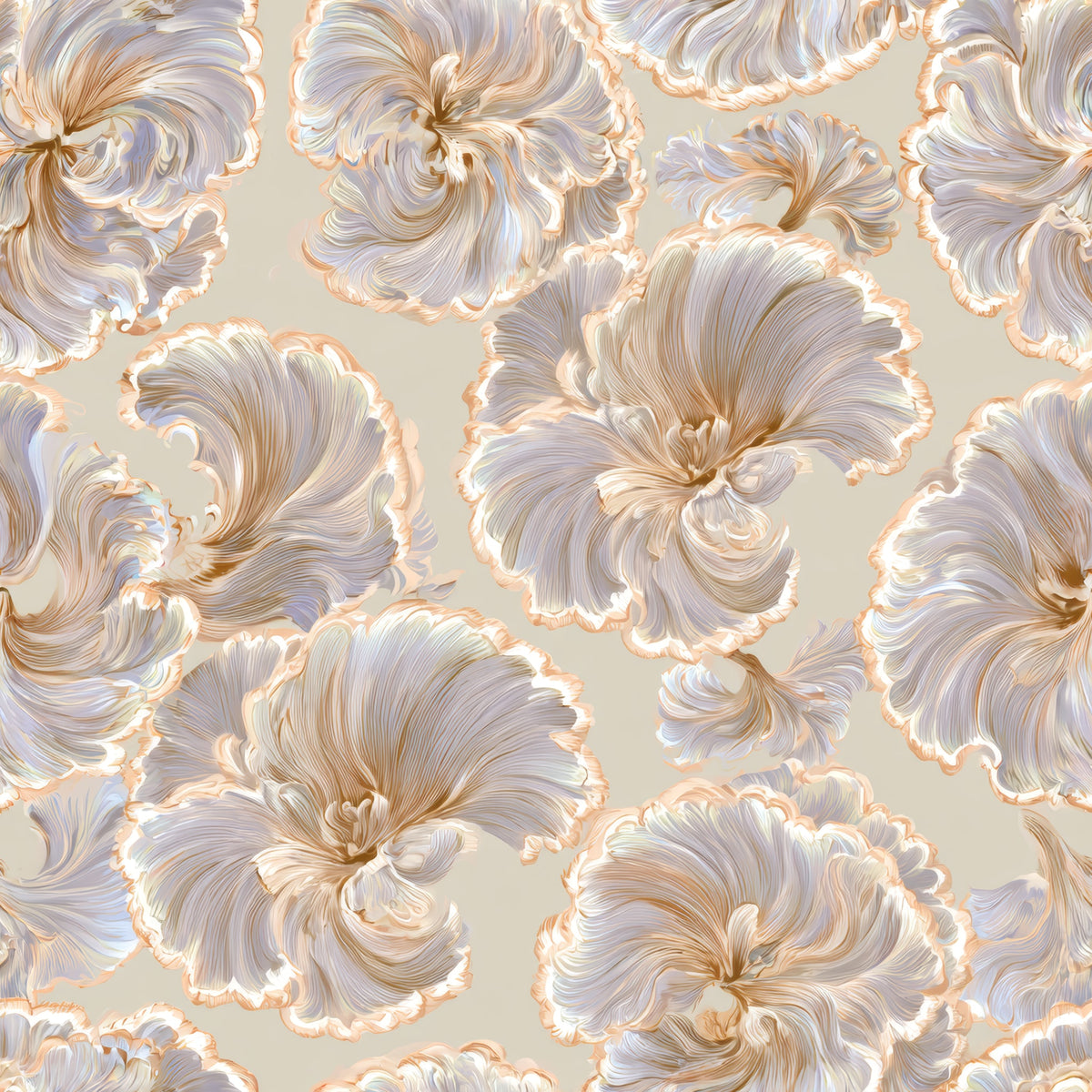 Coral Reef Bloom — wallpaper pattern