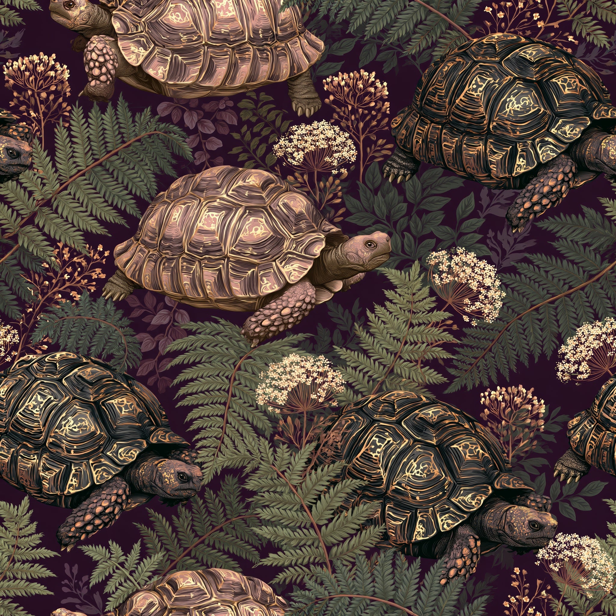 Tortoise Hollow — wallpaper pattern