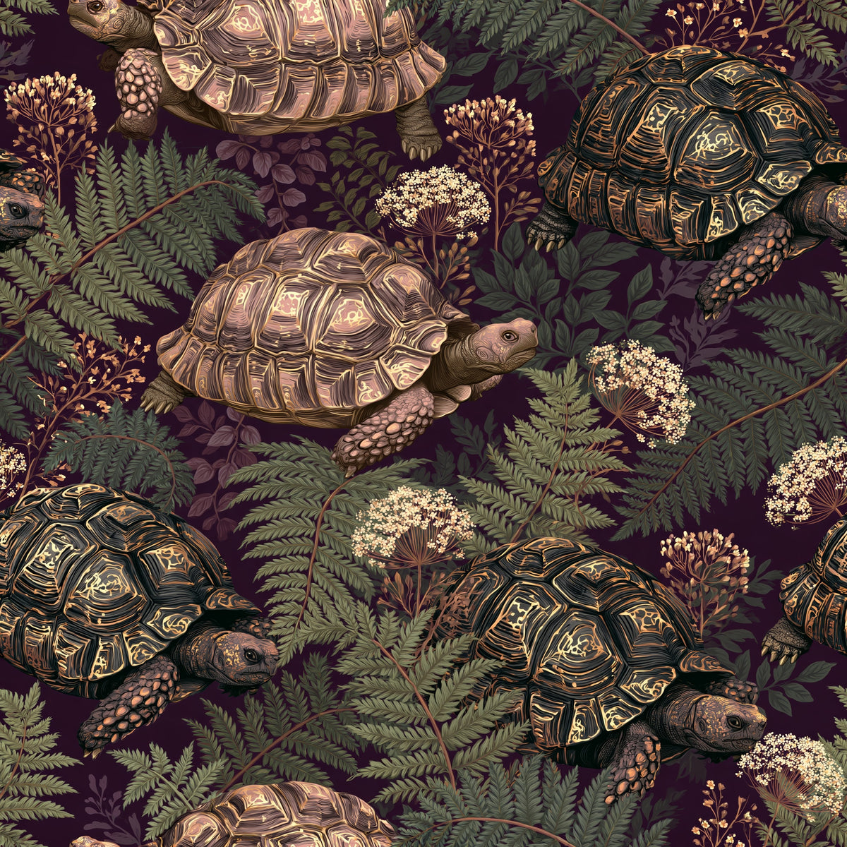 Tortoise Hollow — wallpaper pattern