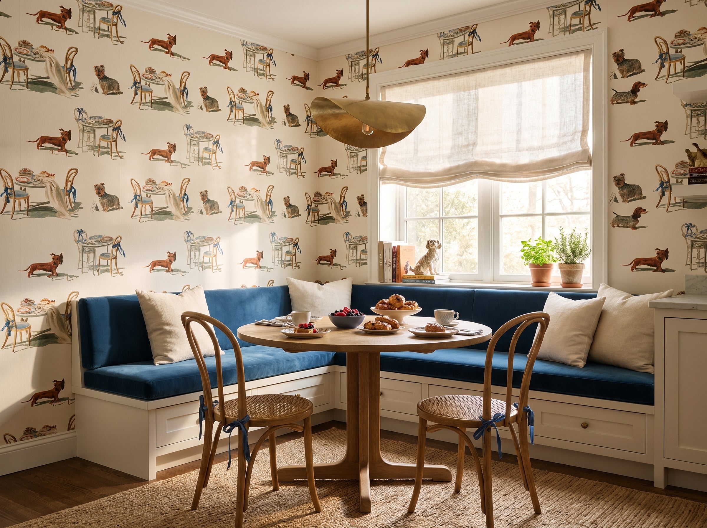 Whiskered Rendezvous — styled room 1