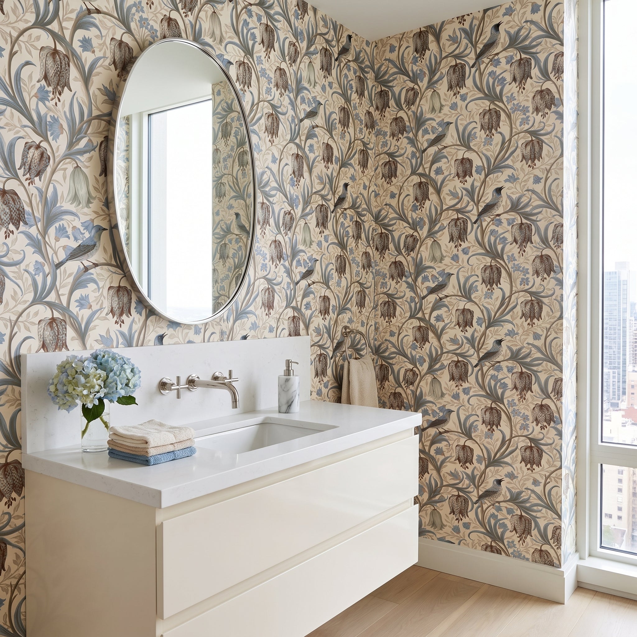Birdsong Trellis — styled room 2