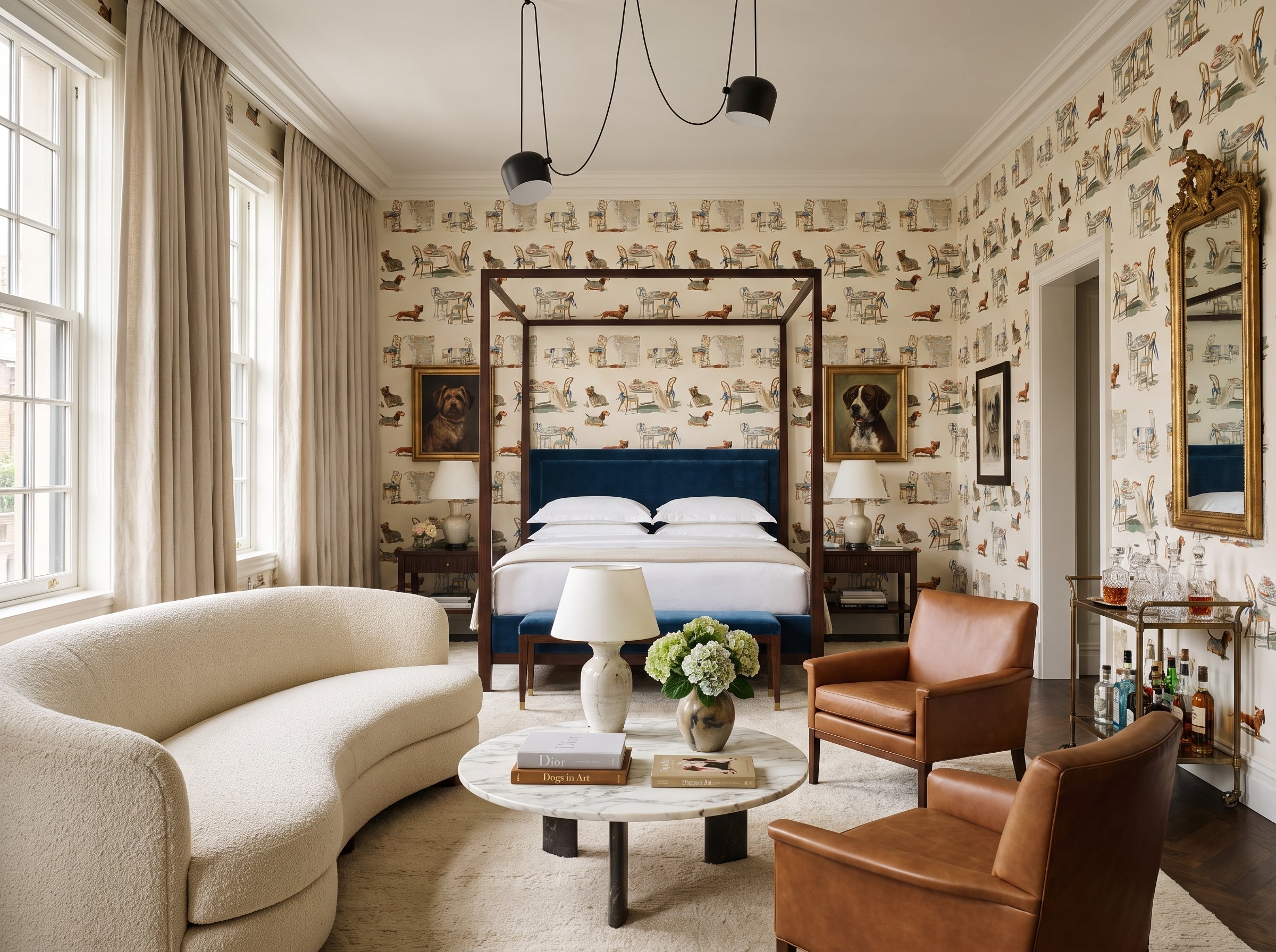 Whiskered Rendezvous — styled room 2