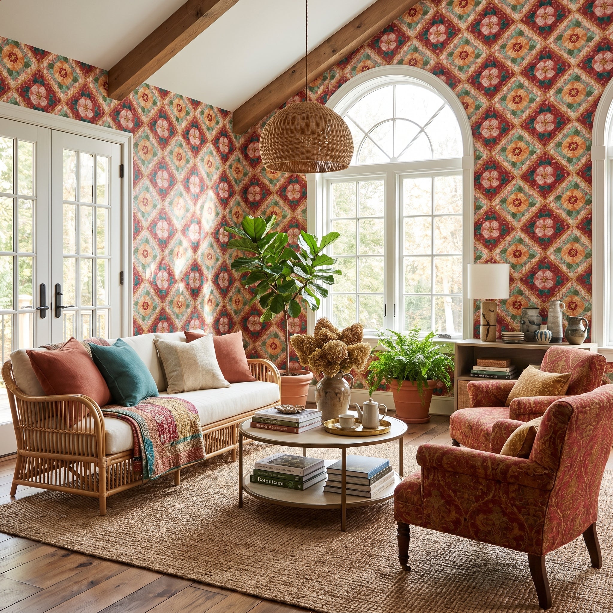 Floral Quilt — styled room 2