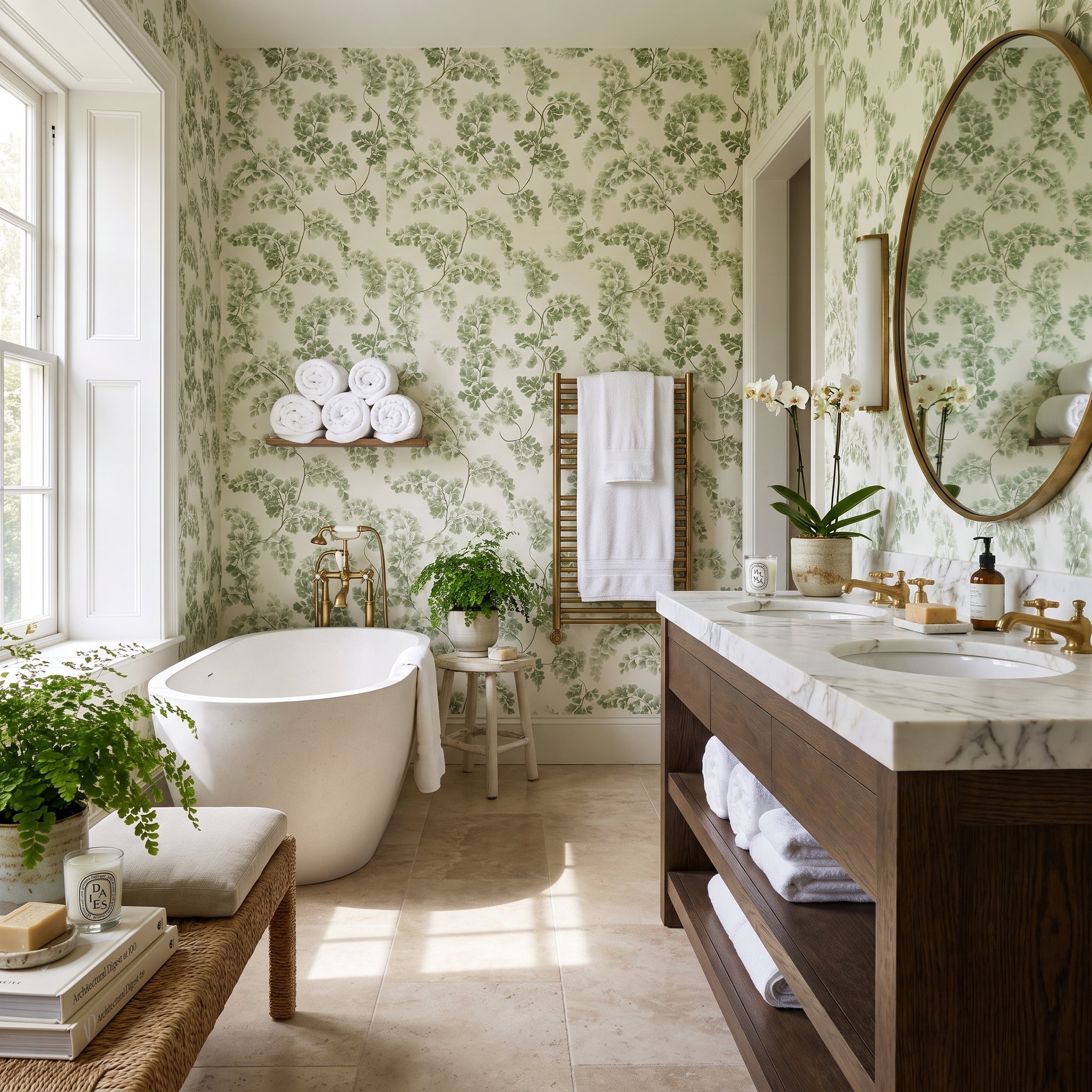Maidenhair Drift — styled room 2