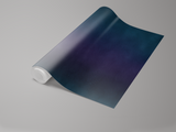 Mystic Mirage wallpaper by unnamed brand with a starry night pattern, unrolled on a light gray background.