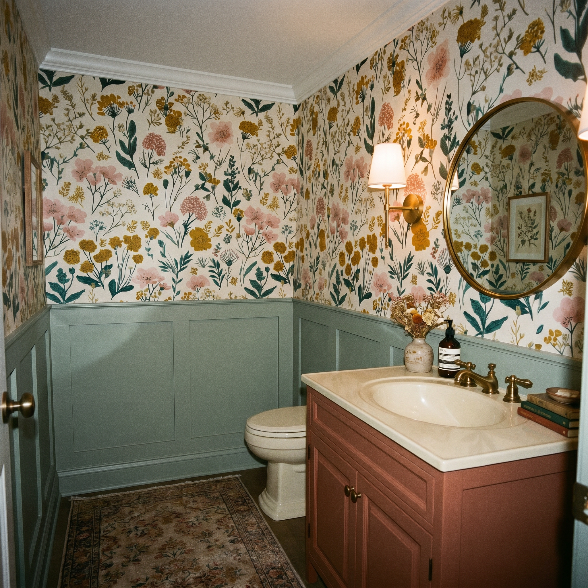 Pressed Flora Botanique Wallpaper