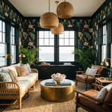 Verdant Magnolia Conservatory Wallpaper