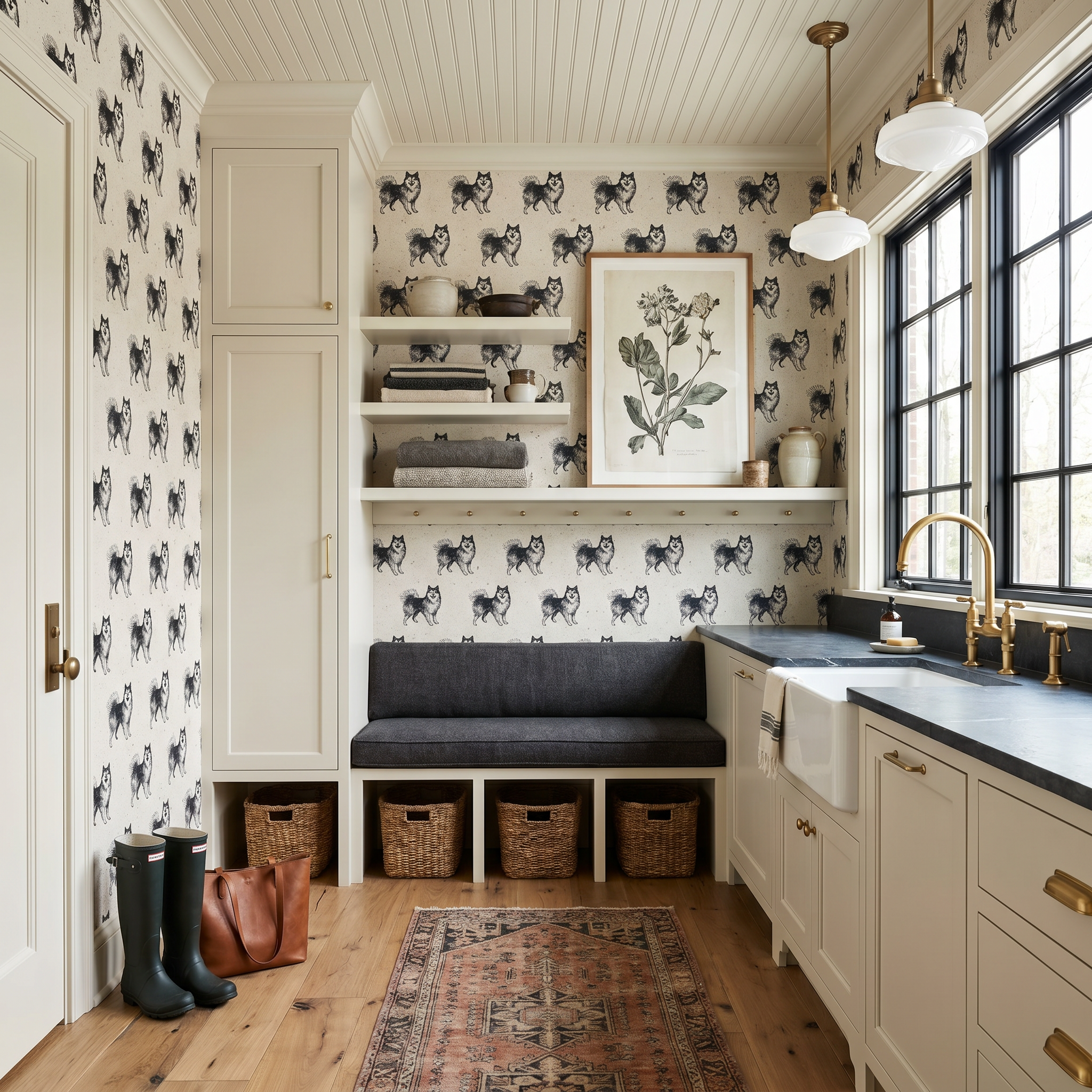 Karelian Hearth Spitz Wallpaper