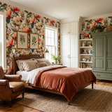 Magnolia Yardbird Conservatory Wallpaper