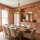 Salmon Sketchbook Branches Wallpaper