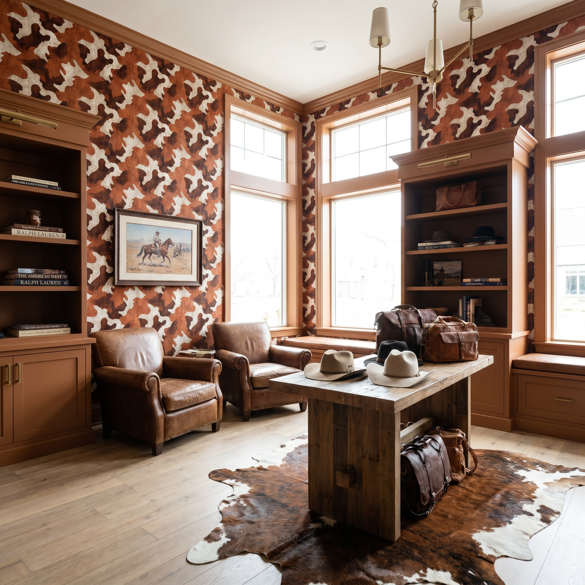 Brindle Heritage Hide Wallpaper