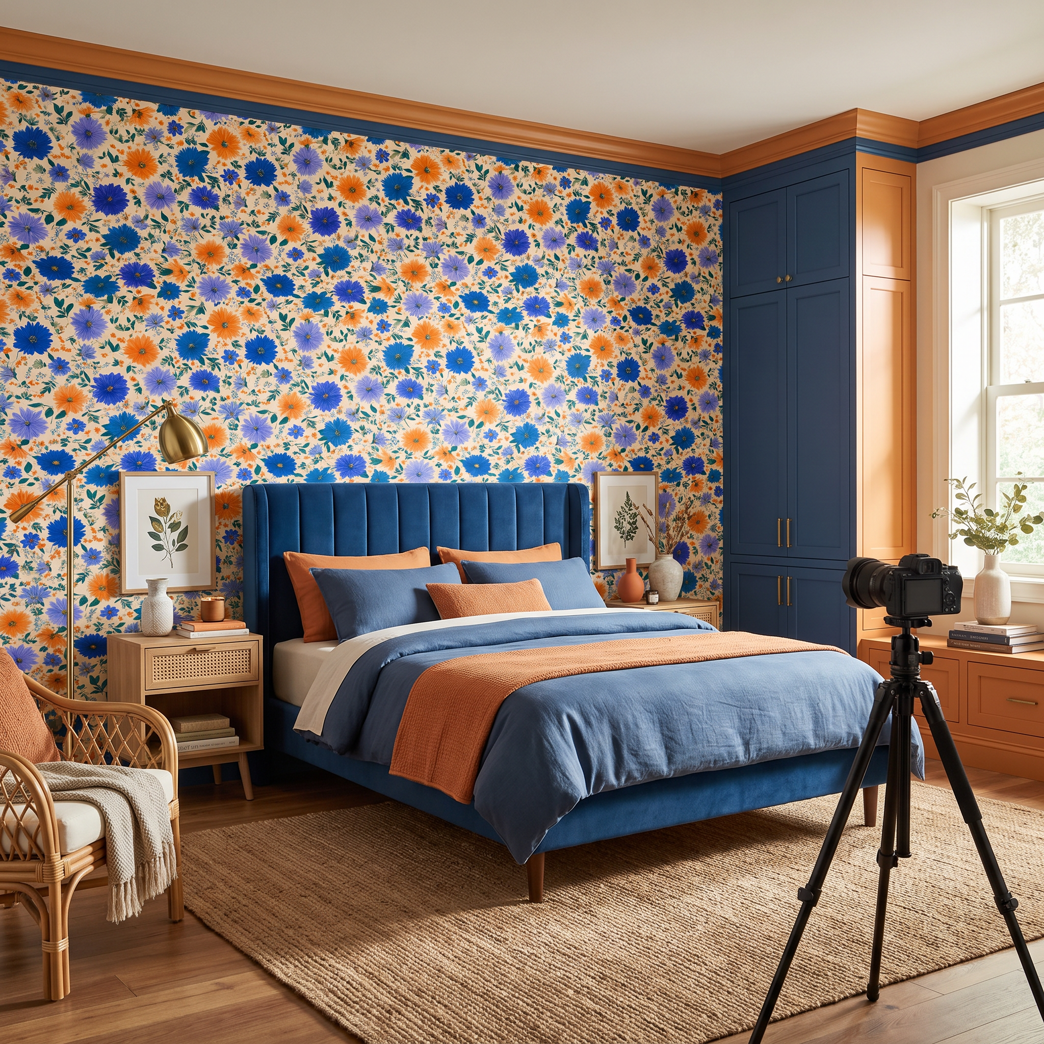 Cornflower Confetti Wallpaper