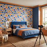 Cornflower Confetti Wallpaper