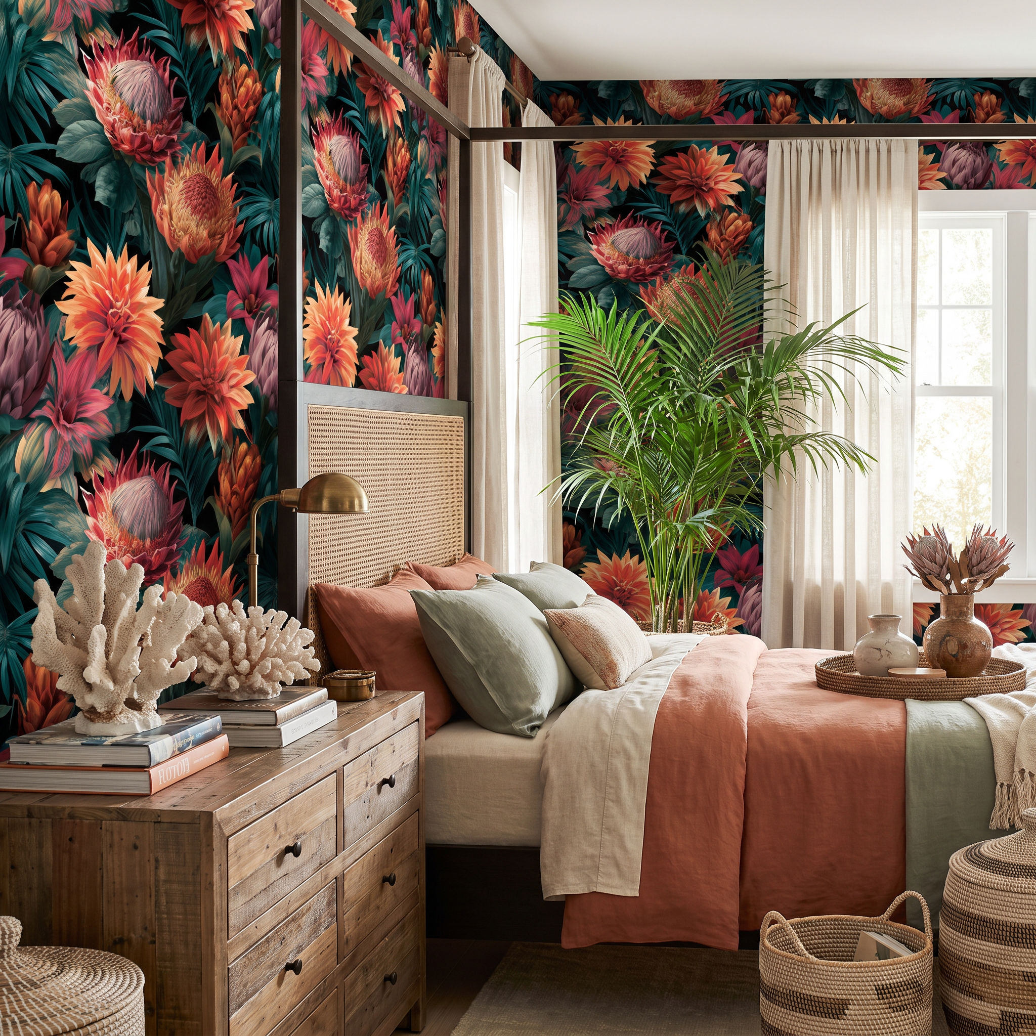 Cape Protea Theatrum Wallpaper