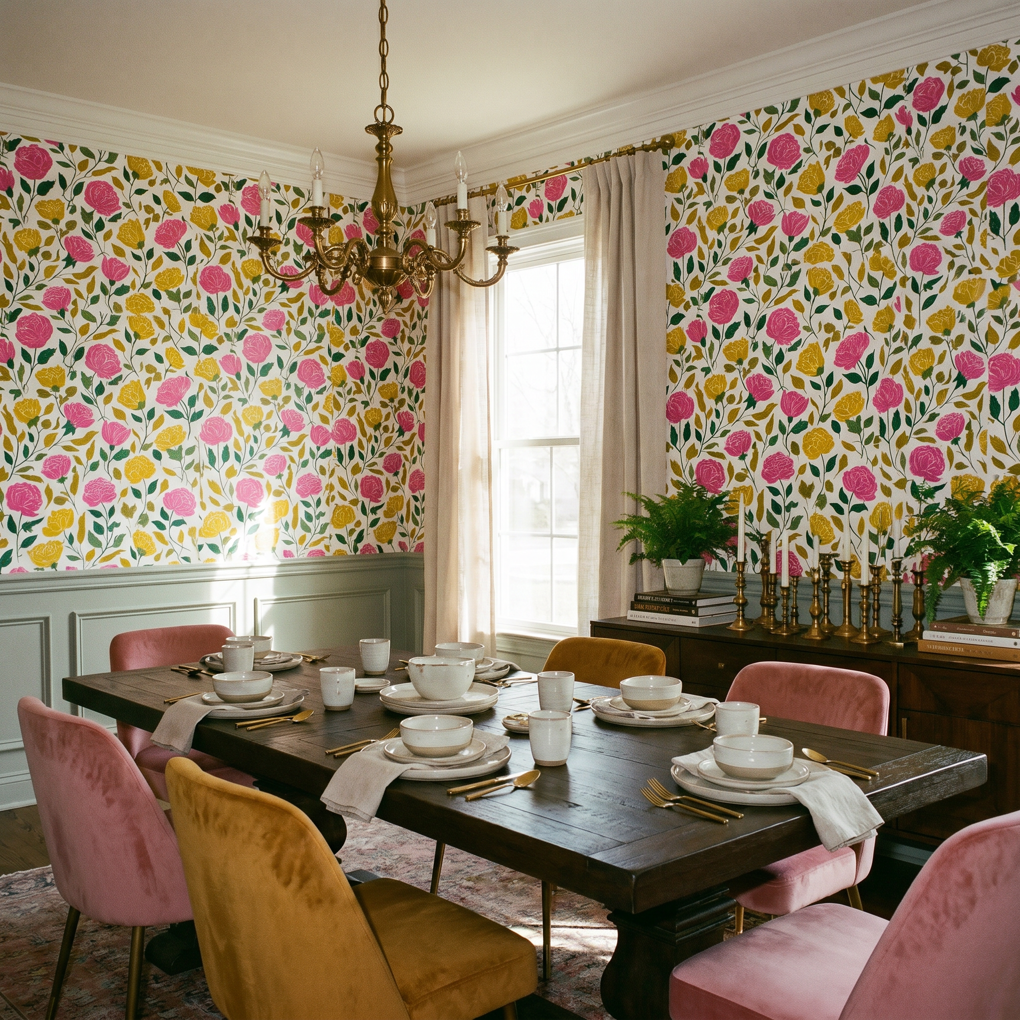 Floribund Carnival Wallpaper