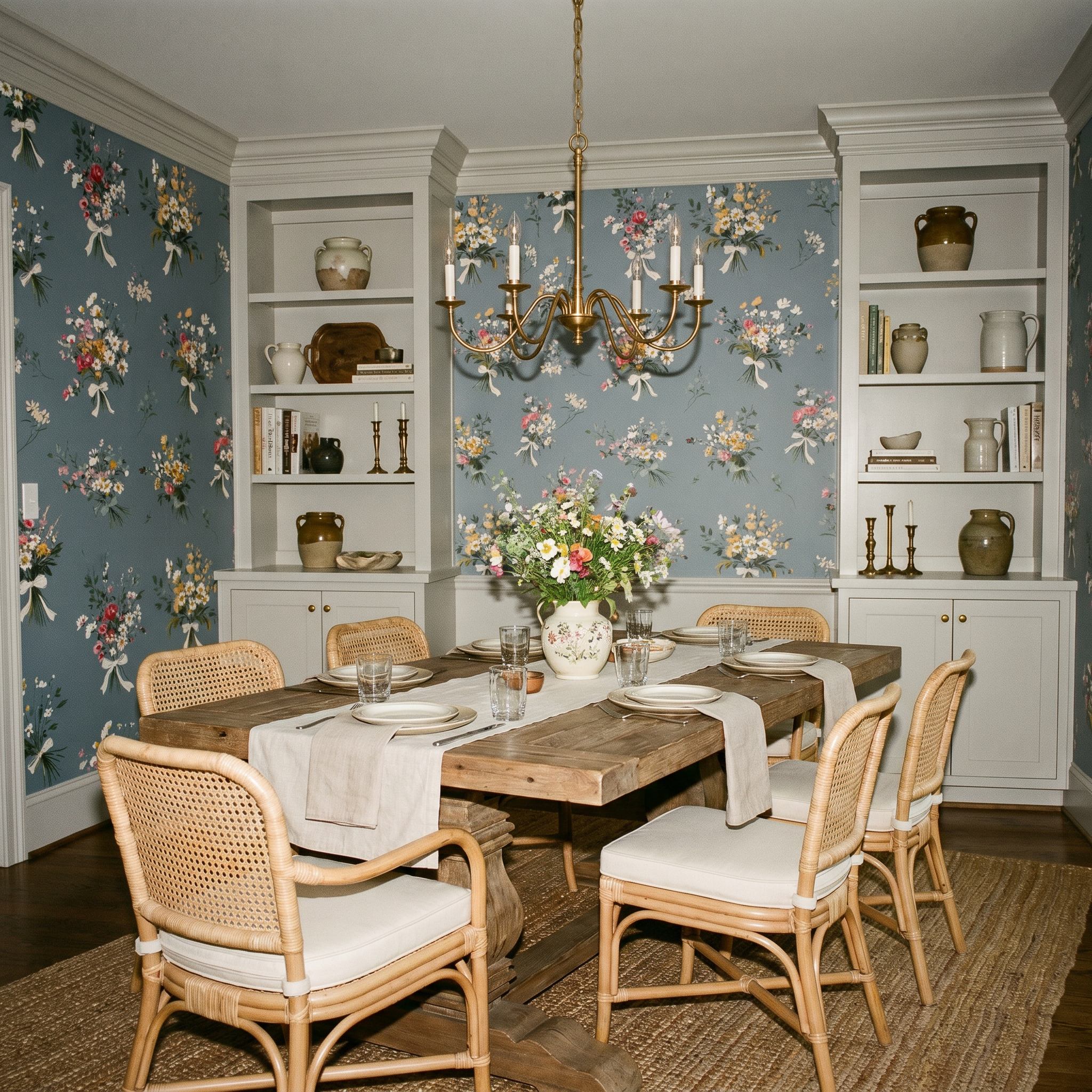 Tied Posy Sunday Wallpaper