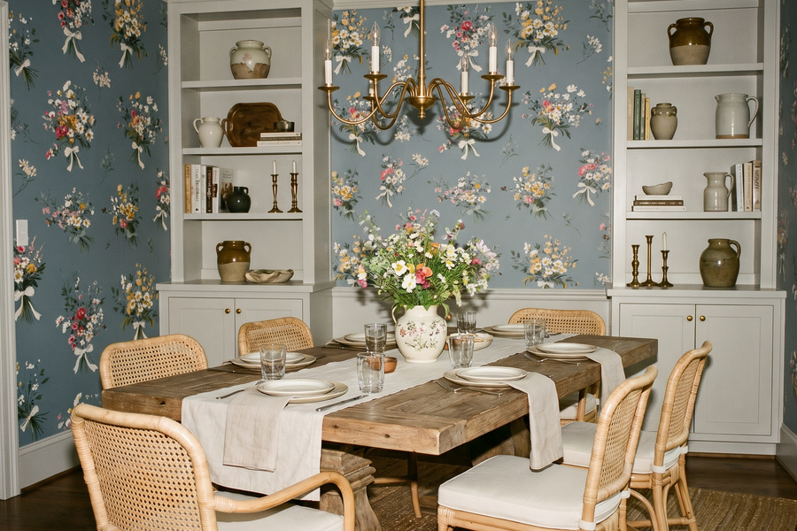 Tied Posy Sunday Wallpaper