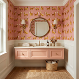 Coral Terriers Holiday Wallpaper