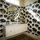 Inkwash Camellias Wallpaper