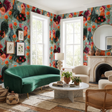 Madame Colette’s Roosters Wallpaper