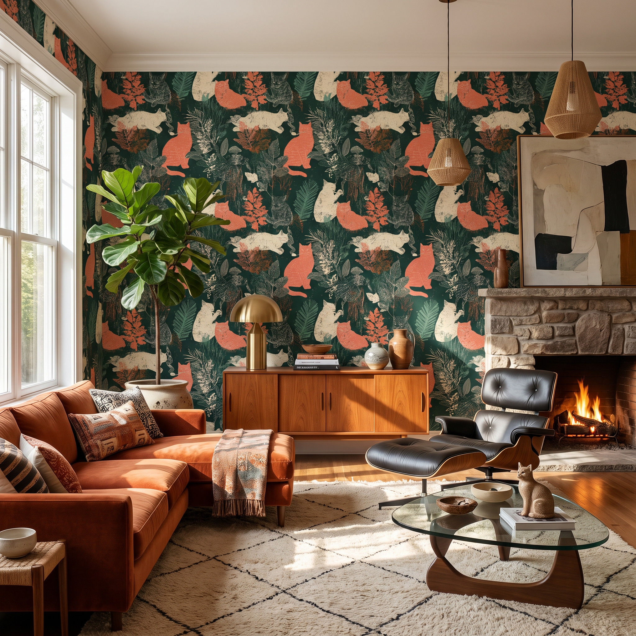 Cats of the Understory Wallpaper