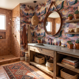 Mesa Brushstroke Country Wallpaper