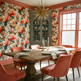 Magnolia Yardbird Conservatory Wallpaper