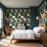 Verdant Magnolia Conservatory Wallpaper