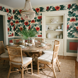 Kahala Vintage Hibiscus Wallpaper
