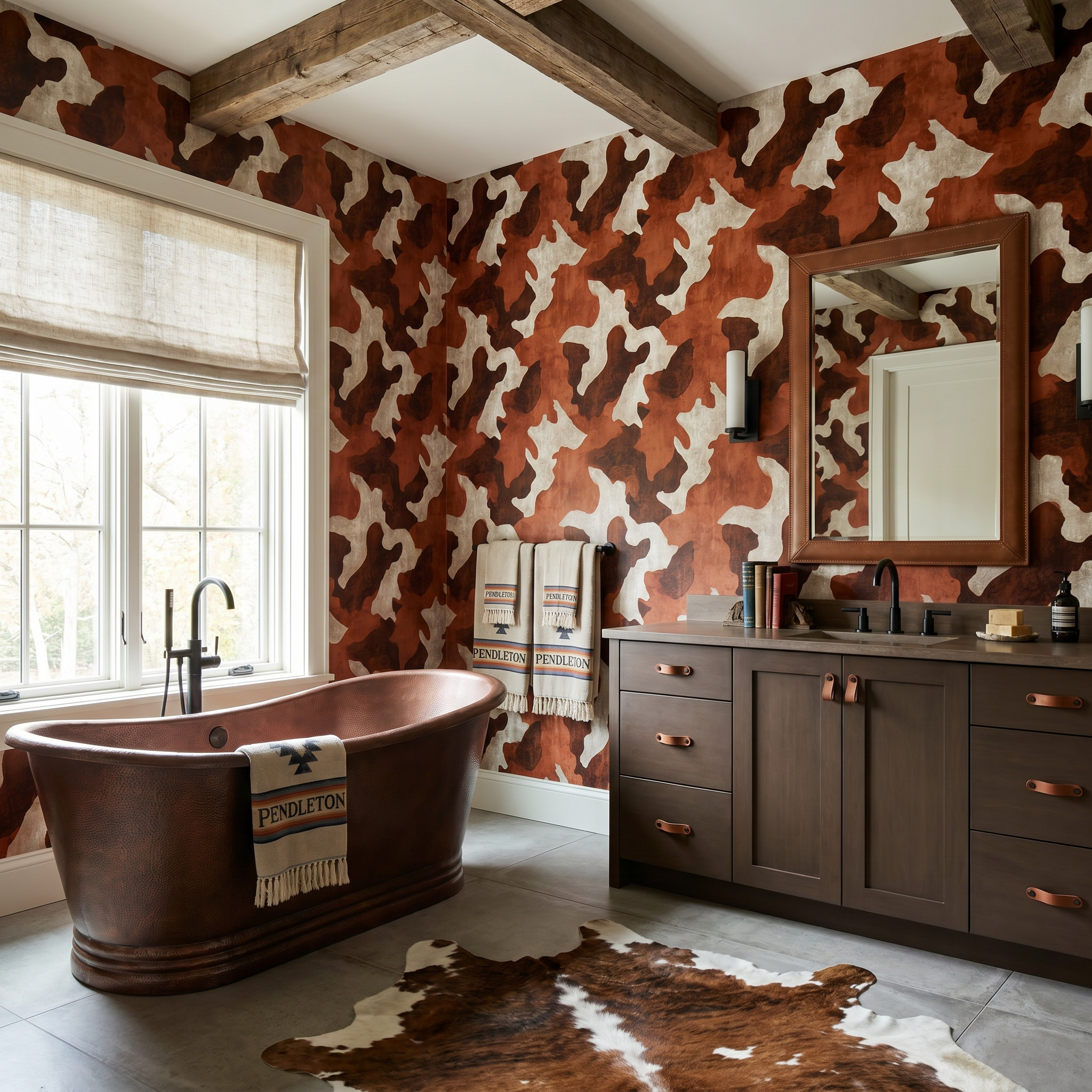 Brindle Heritage Hide Wallpaper