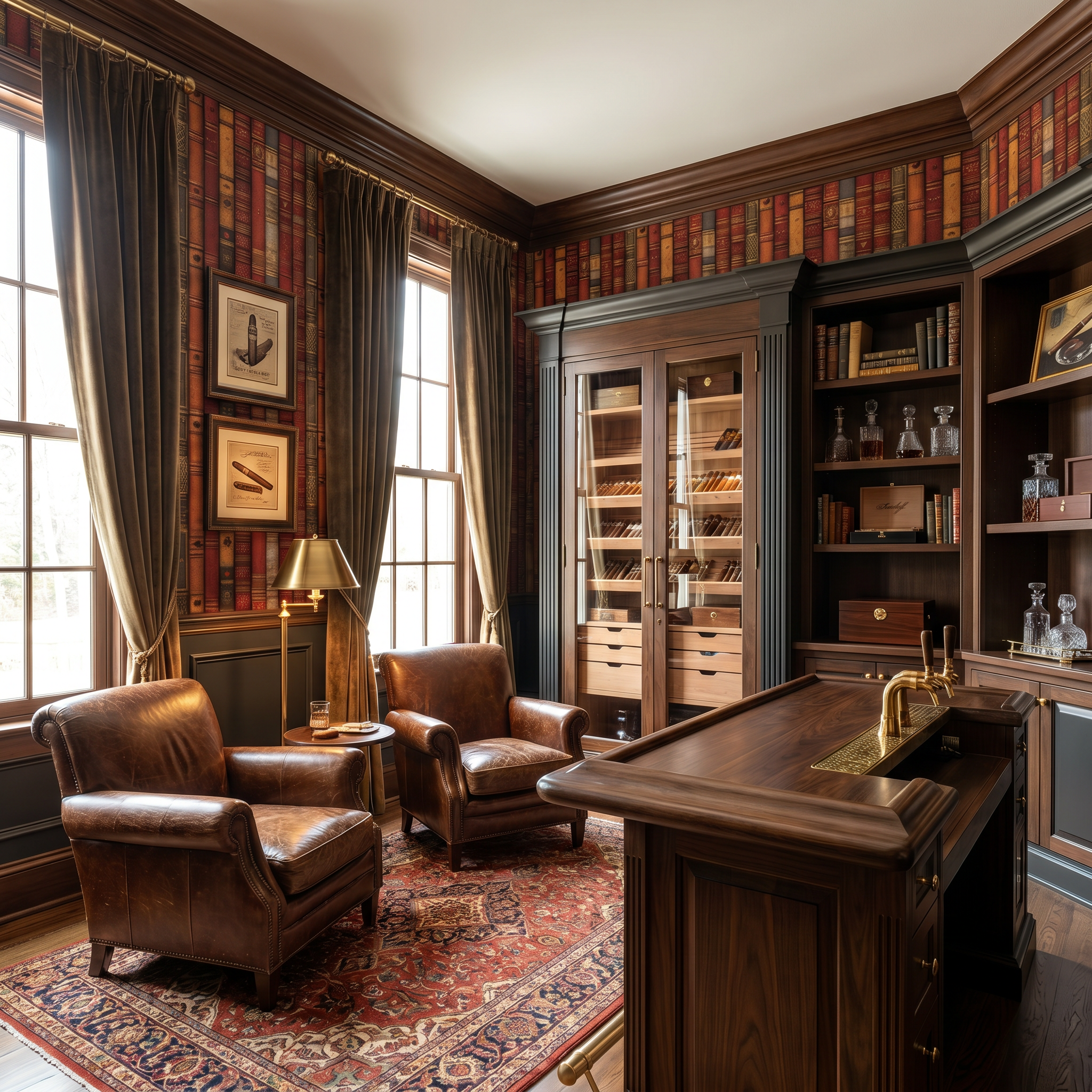 Bibliothèque Privée Wallpaper
