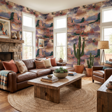 Mesa Brushstroke Country Wallpaper