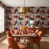 Madame Colette’s Roosters Wallpaper