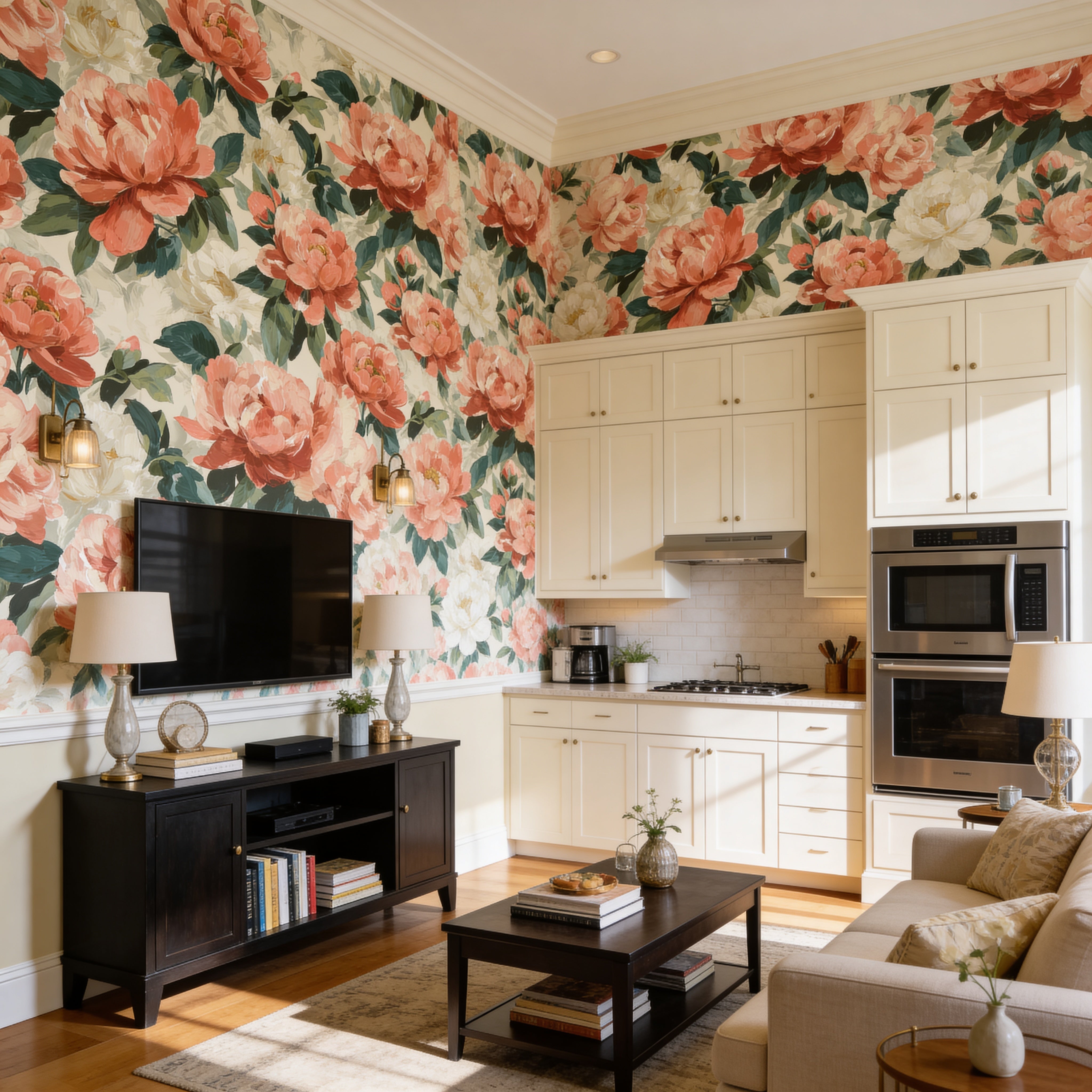 Cherrywood Atelier Wallpaper