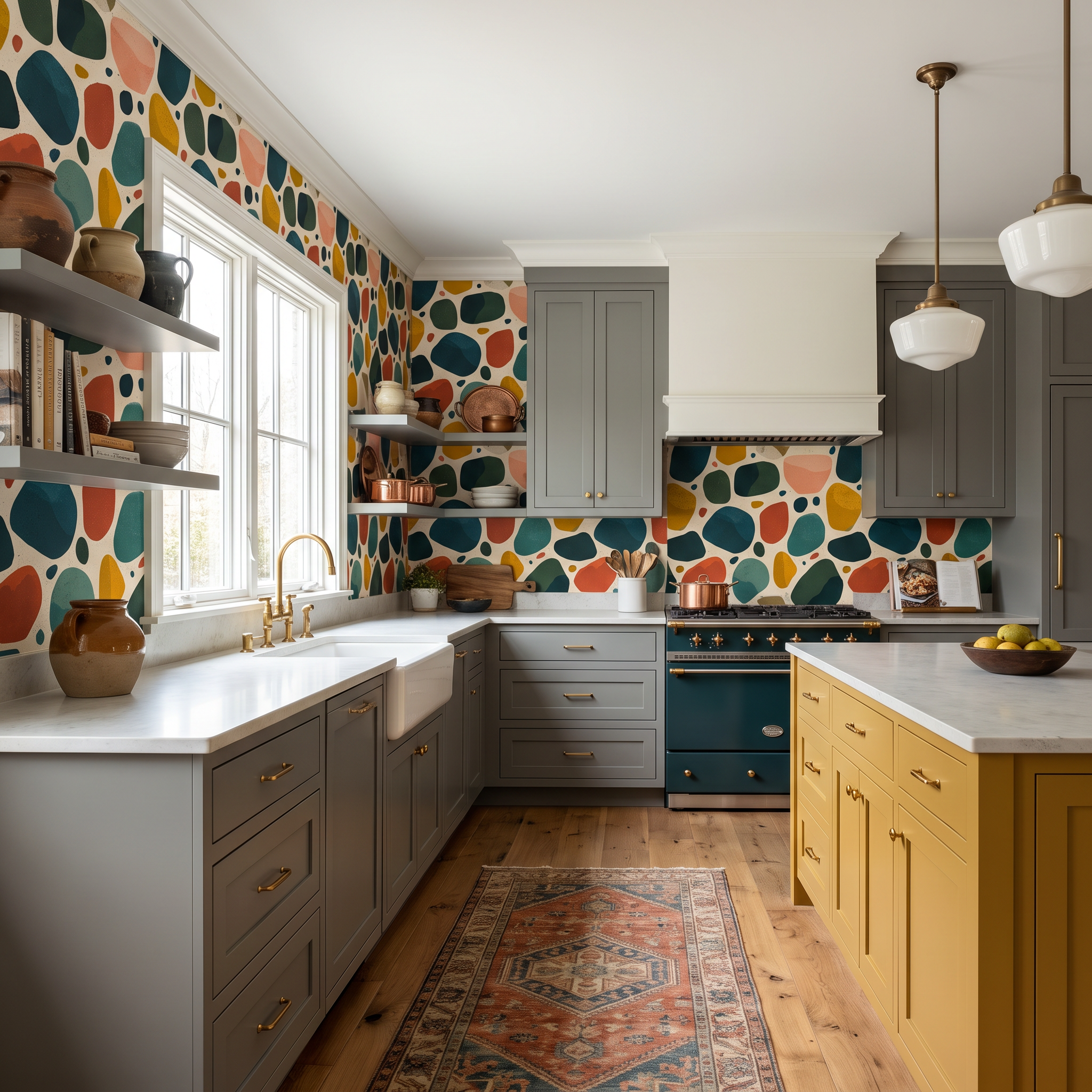 Modernist Cobble Wallpaper