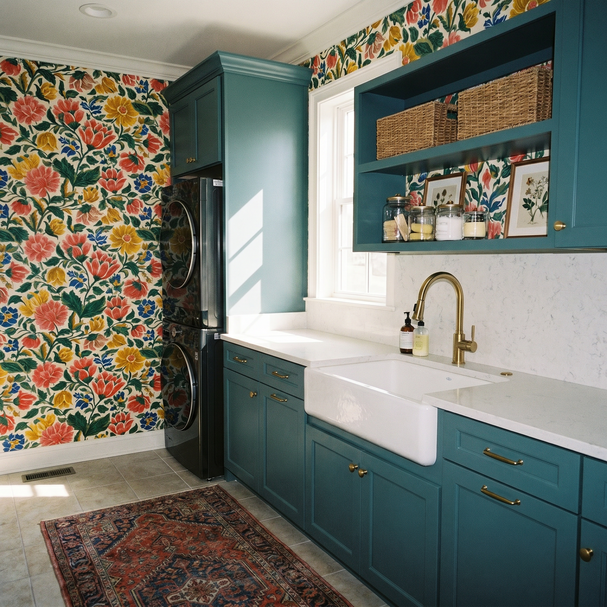 Bohemian Garden Gouache Wallpaper