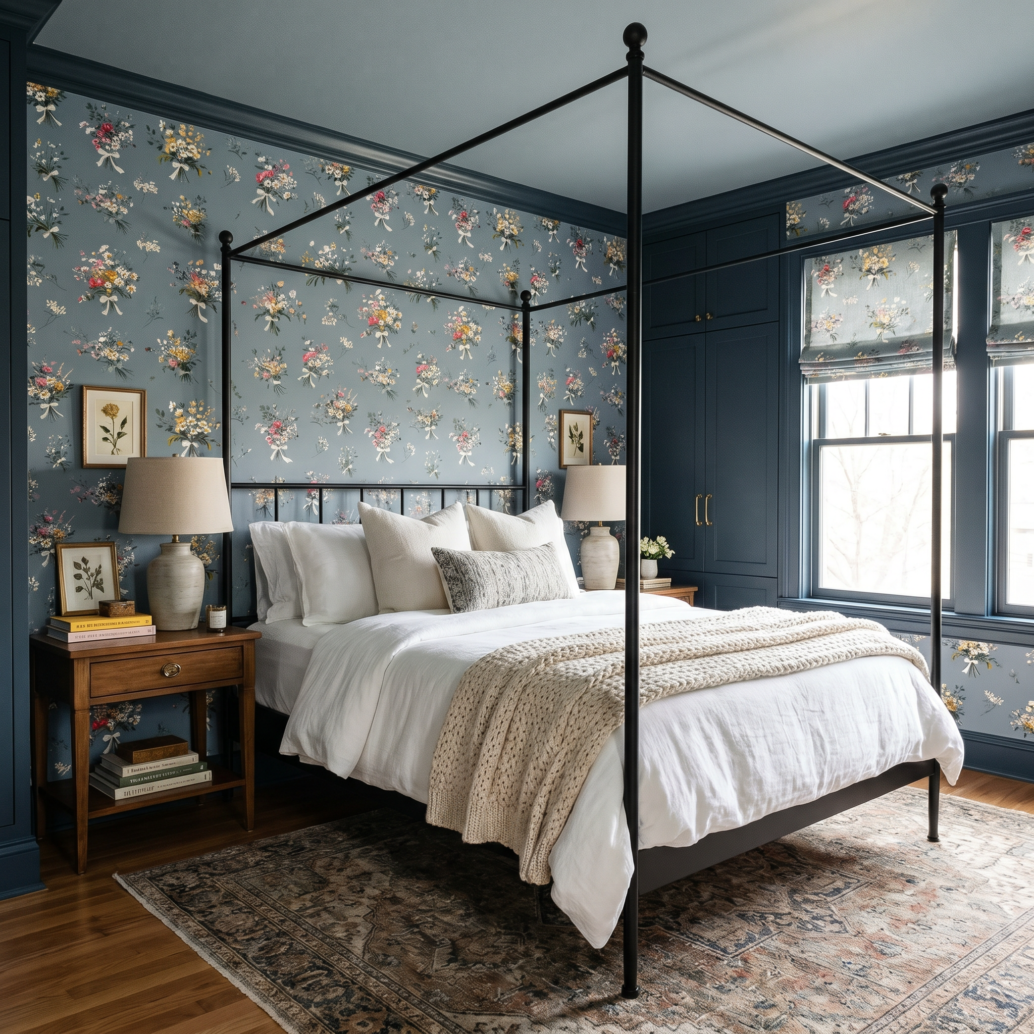 Tied Posy Sunday Wallpaper