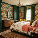 Bohemian Garden Gouache Wallpaper