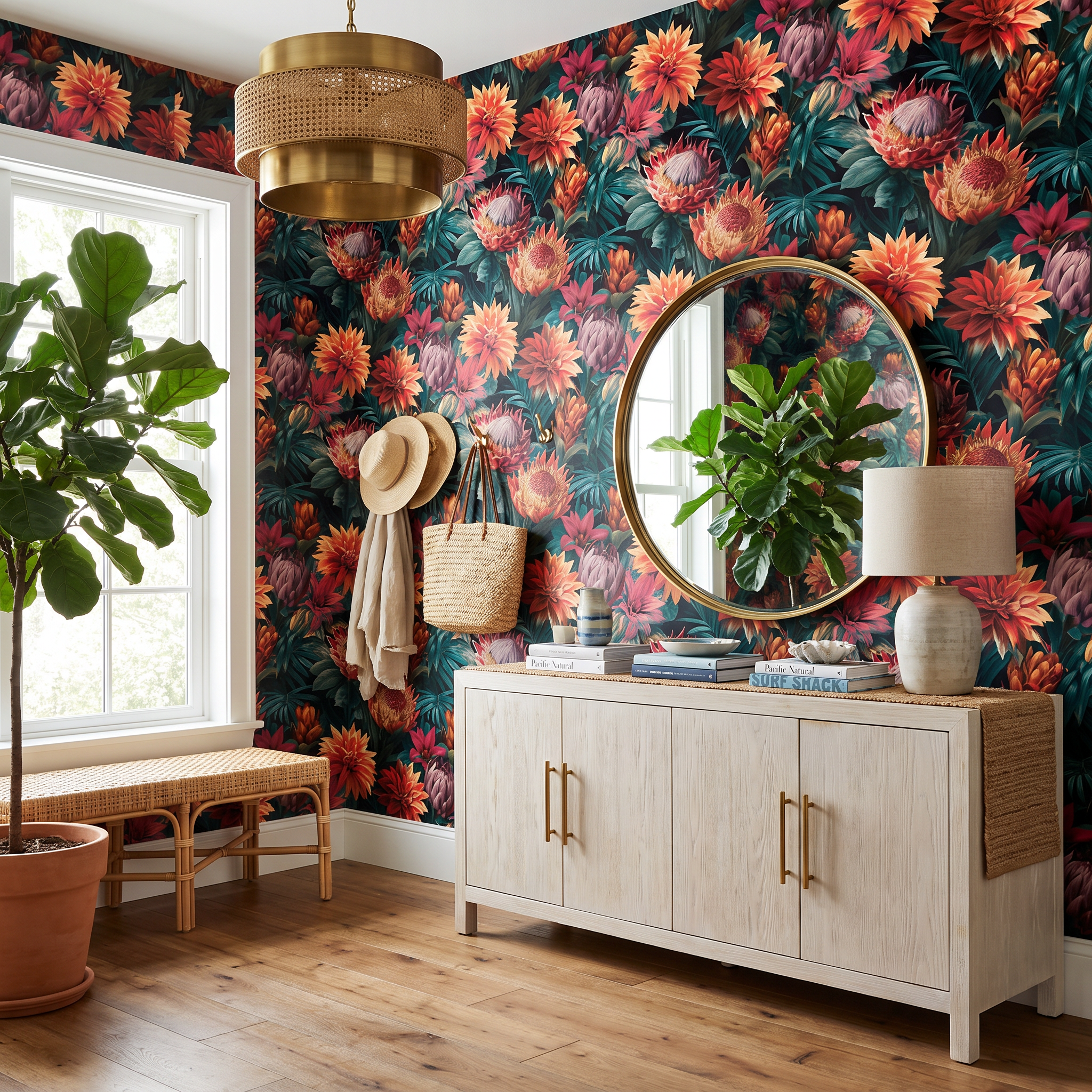 Cape Protea Theatrum Wallpaper