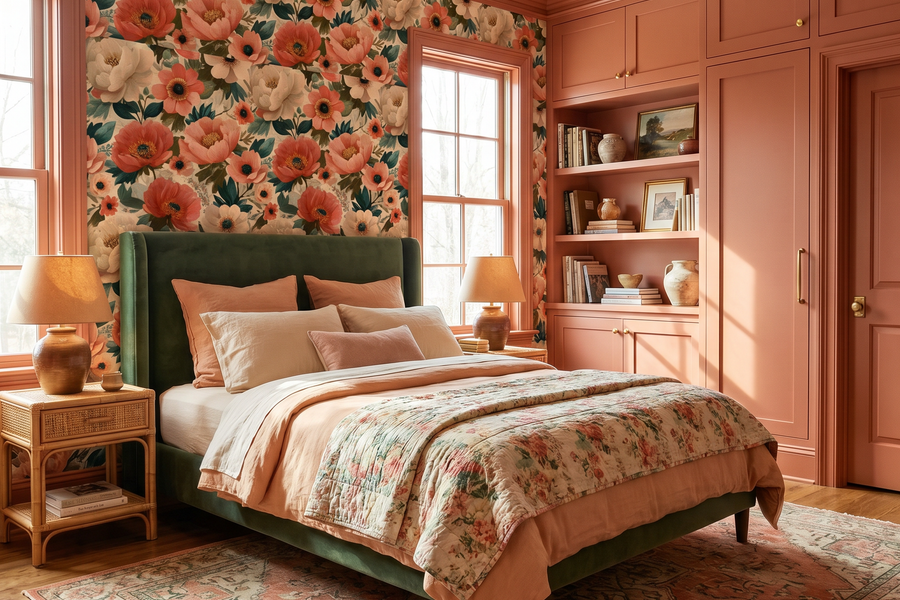 Coraline Anemone Garden Wallpaper