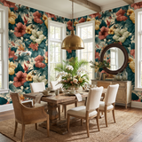 Coraline Hibiscus Pavilion Wallpaper