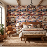 Mesa Brushstroke Country Wallpaper