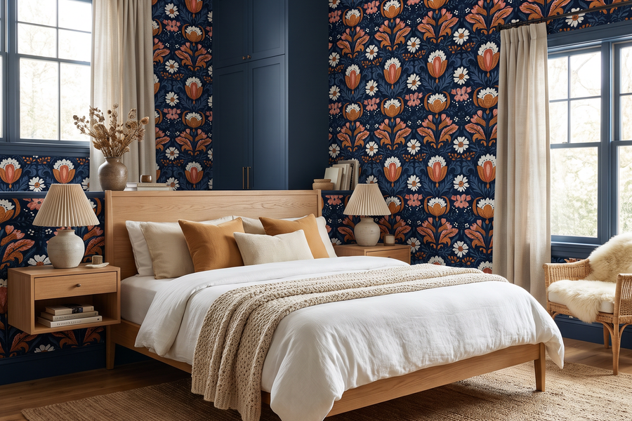 Folkmark Tulipa Wallpaper