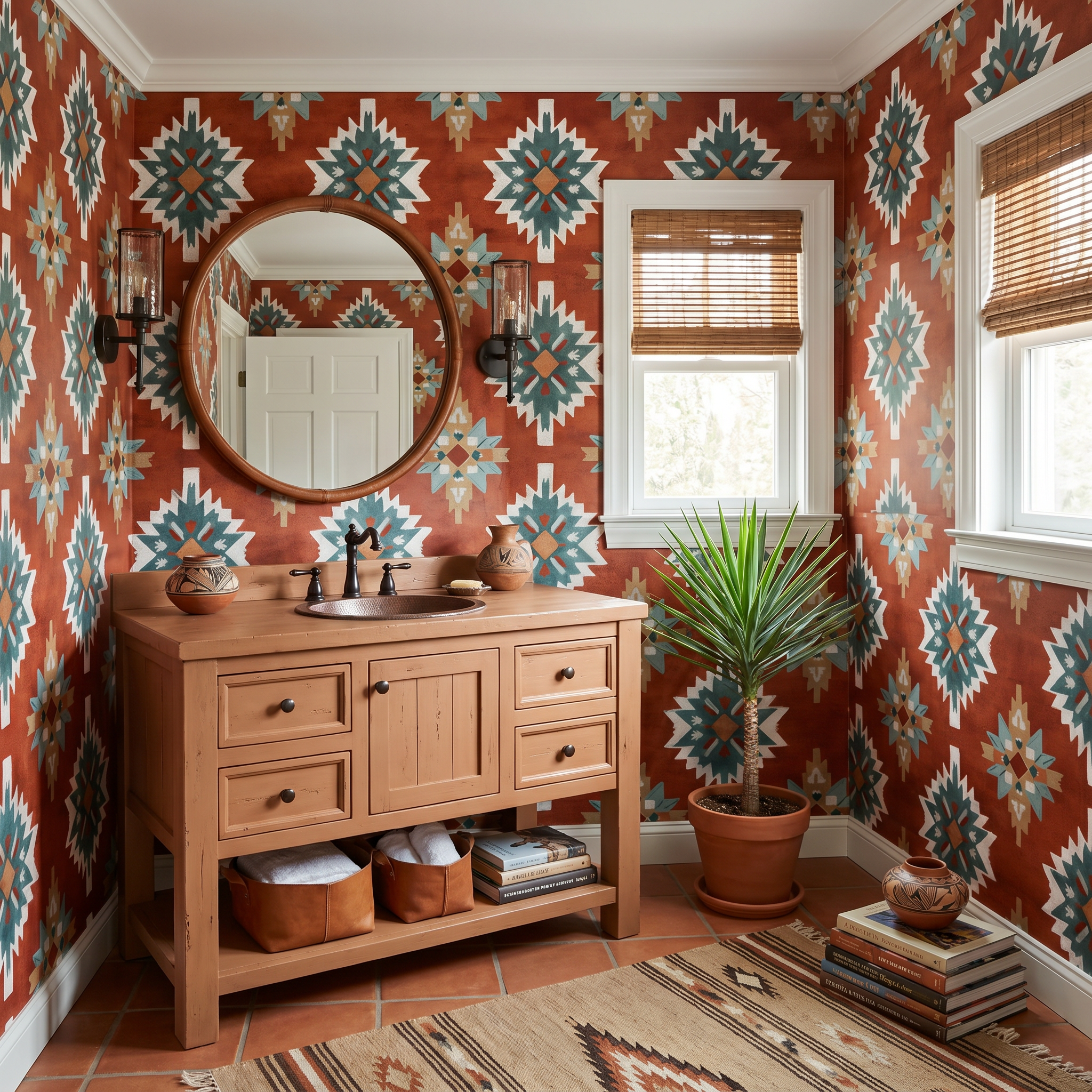 Diné Diamond Tapestry Wallpaper